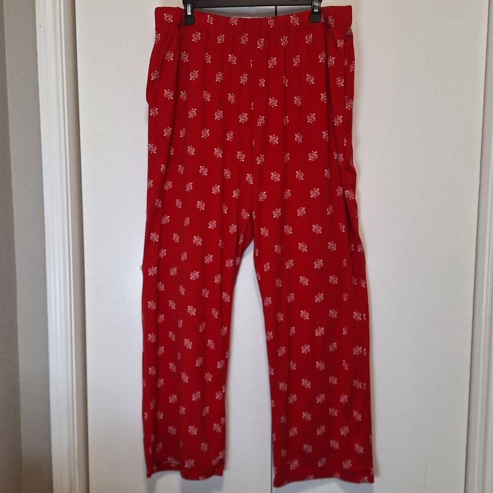 Dogg Supply by Snoop Dogg Red Paisley Pajama Pants 2X